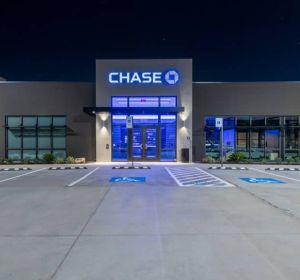 cb cl bank front exterior night